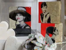 Serie Audry Pop, rot / 10x10x5 cm